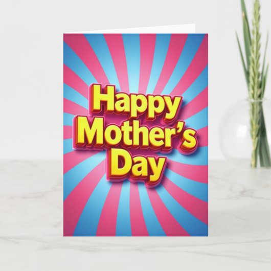 Sweet Mothers Day Sunshine カード (正面)