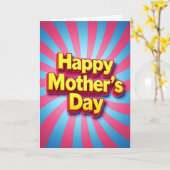 Sweet Mothers Day Sunshine カード (黄色い花)