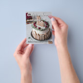 Sweet Move Real Estate Xmas Mailer gingerbread チラシ (手)