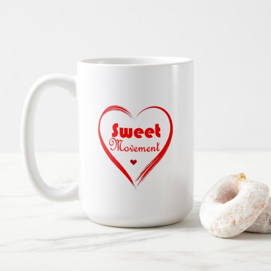 Sweet Movement Gift For Valentine Day Tea & コーヒーマグカップ (ドーナツ)