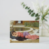 Sweet Nothings (Dolce Far Niente) John Godward ポストカード (スタンド正面)