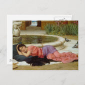 Sweet Nothings (Dolce Far Niente) John Godward ポストカード (正面/裏面)