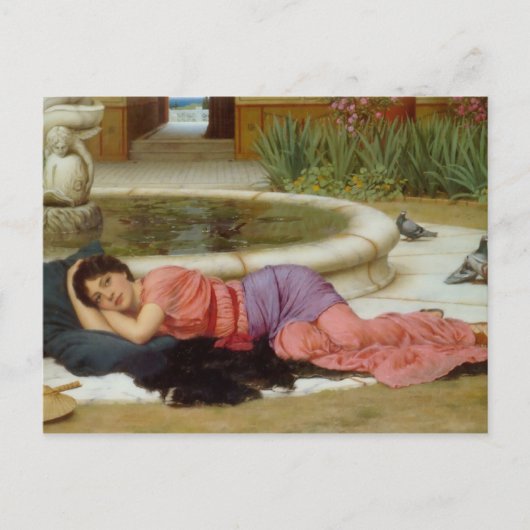 Sweet Nothings (Dolce Far Niente) John Godward ポストカード (正面)