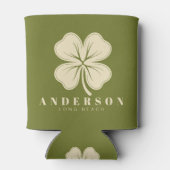 Sweet Olive Four Leaf Clover with Name 缶クーラー (裏面)