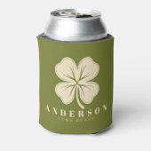 Sweet Olive Four Leaf Clover with Name 缶クーラー (缶裏面)