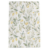 Sweet On You Lemons Wedding ミディアムペーパーバッグ (裏面)