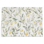 Sweet On You Lemons Wedding ラージペーパーバッグ (正面)