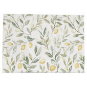 Sweet On You Lemons Wedding ラージペーパーバッグ (裏面)