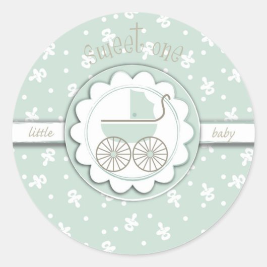 Sweet Oneステッカー ラウンドシール (正面)