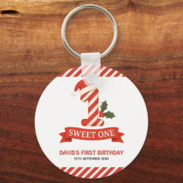 Sweet One クリスマス 初めての誕生日 キーホルダー