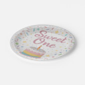 Sweet One 1歳の誕生日紙皿 ペーパープレート (アングル)