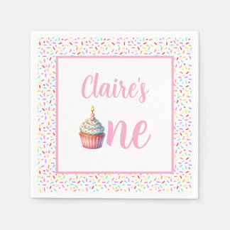 Sweet One 1歳の誕生日 ナプキン スタンダードカクテルナプキン