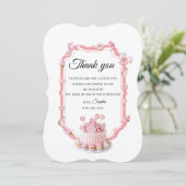 Sweet One Birthday サンキューカード (スタンド正面)