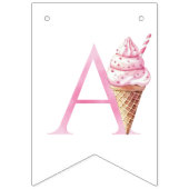 Sweet One Birthday Banner バンティングフラッグ (第3の旗)