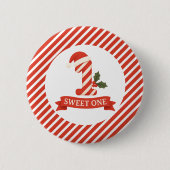 Sweet One Christmas First Birthday  缶バッジ (正面)