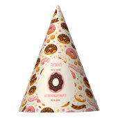 Sweet One Donut 1st Birthday Party | Cute Donut  パーティーハット (正面)