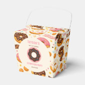 Sweet One Donut 1st Birthday Party | Cute Donut  フェイバーボックス (正面サイド)