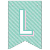 Sweet One First Birthday Custom Bunting Flags バンティングフラッグ (第2の旗)