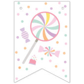 Sweet One First Birthday Custom Bunting Flags バンティングフラッグ (第1の旗)