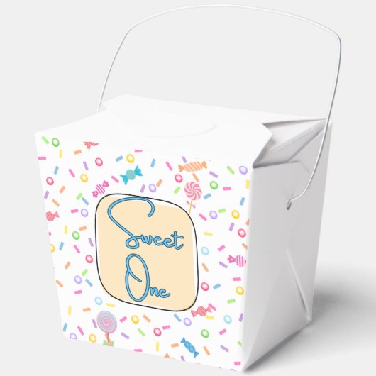 Sweet One First Birthday Party Favor Box フェイバーボックス (正面)