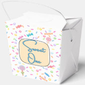 Sweet One First Birthday Party Favor Box フェイバーボックス (裏面)