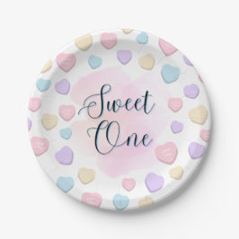 Sweet One First Birthday Party Plates ペーパープレート