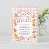 Sweet One Fruit 1st Birthday Invitation 招待状 (スタンド正面)