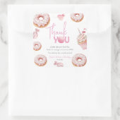 Sweet One Girl 1st Birthday スクエアシール (バッグ)