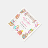 Sweet One Ice Cream 1st Birthday Party  スタンダードカクテルナプキン (角)