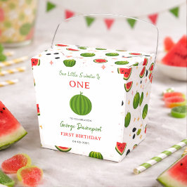 Sweet One in a Melon Watermelon 1st Birthday Party フェイバーボックス