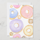 Sweet One Invitation, Donut One Party 招待状 (裏面)