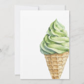 Sweet One Invitation, Ice Cream One Party 招待状 (裏面)