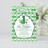 Sweet One Photo Invitations Flat Thank You Card サンキューカード (スタンド正面)