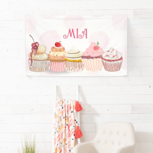 Sweet One Year Old Birthday Party 横断幕 (インサイチュ)