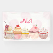 Sweet One Year Old Birthday Party  横断幕 (横)