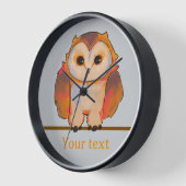 Sweet Owl, uil 壁時計 (傾斜)