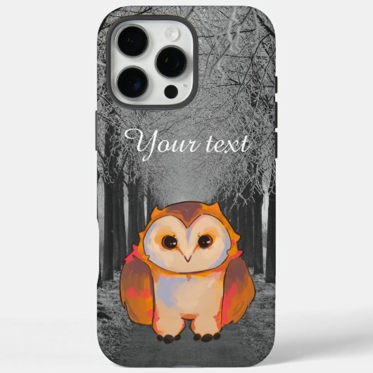 Sweet owl, winter uil Case-Mate iPhoneケース (裏面)