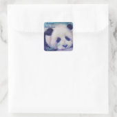 SWEET PANDA BEAR THANK スクエアシール (バッグ)