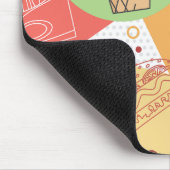 Sweet pastel abstract and illustrations Ice cream マウスパッド (コーナー)