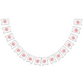 Sweet Pastel Animal Birthday バンティングフラッグ (全)