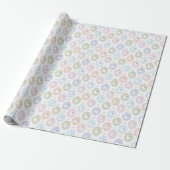 Sweet Pastel Bunny Pattern Wrapping Paper Roll ラッピングペーパー (アンロールド)