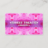 Sweet Pastel Pink Color | Elegant Cake Bakery 名刺 (正面)