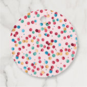 Sweet Pastel Rainbow Balloon Thank You フェイバータグ (裏面)