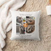 Sweet Paw Prints パーソナライズされた Pet Memorial写真 クッション (ブランケット)