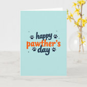 Sweet Pawthers Day グラフィックカード カード (黄色い花)