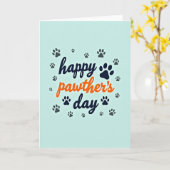 Sweet Pawthers Day Card カード (黄色い花)