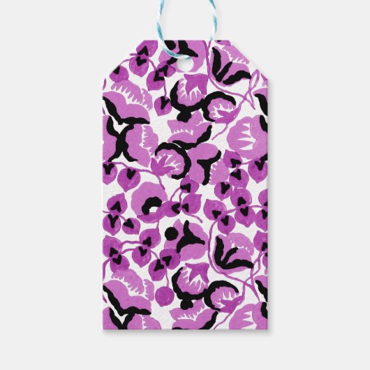 Sweet Pea (Berry) Fine Art ギフトタグ (正面)