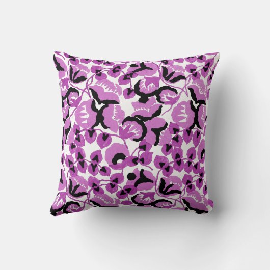 Sweet Pea (Berry) Fine Art クッション (裏面)