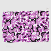 Sweet Pea (Berry) Fine Art ゴルフタオル (横)