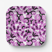 Sweet Pea (Berry) Fine Art ペーパープレート (正面)